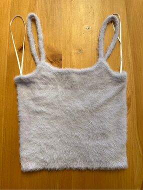 NWT Twik by Simons Fuzzy Cropped Camisole